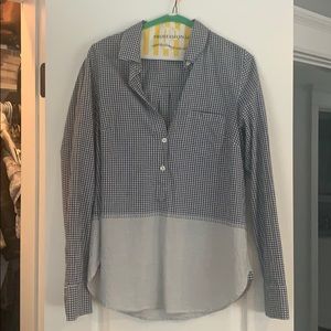 Jcrew women’s size 4 pull over oxford gingham